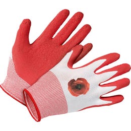 LUX Vrtne rokavice Lateks Rdeča Vel. 7