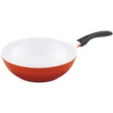 Culinario Keramična wok-ponev Rdeče-bela