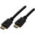 Priključni HDMI-kabel 0,7 m pozlačen Črne barve HDMI0070 043