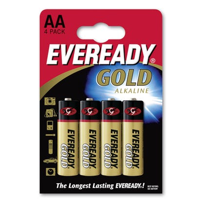 Energizer Alkalna baterija Eveready Gold AA Mignon 4 kosi
