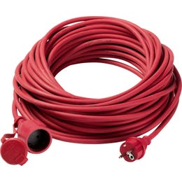 Kabelski podaljšek 25 m, rdeč, H05RR-F 3G1,5