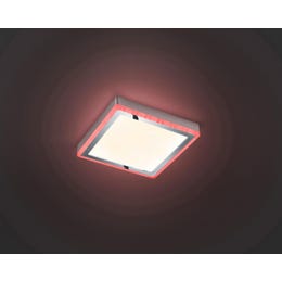 Reality Leuchten LED stropna svetilka Slide bela 12 W