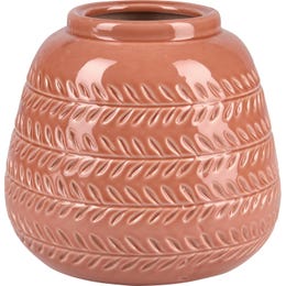 Vaza Desert Flower Keramika 16,5 cm x Ø 18,5 cm Terakota