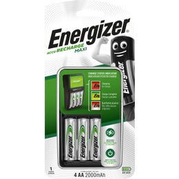 Polnilnik baterij Energizer Accu Recharge Maxi vklj. s 4 x AA 2000mAh baterijami