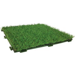 Komplet ploščic na klik Umetna trava 6-delni 30 x 30 cm