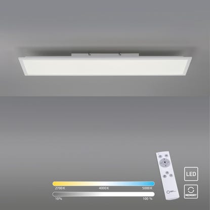 LED stropna svetilka Flat bela
