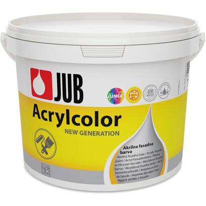 JUB Akrilna fasadna barva Acrylcolor bela 5 l