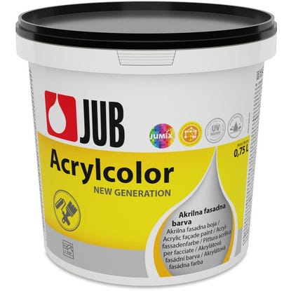 JUB Akrilna fasadna barva Acrycolor črna 750 ml