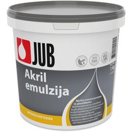 JUB Akrilni osnovni premaz in plastifikator Akril Emulzija bela 1 kg