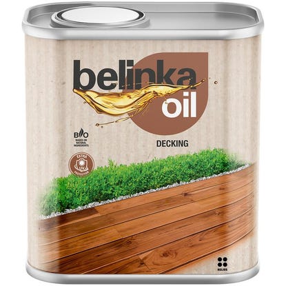 Belinka Olje za zaščito lesa Oil Decking siva 750 ml