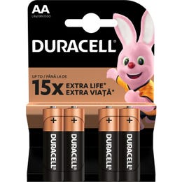 Duracell Alkalne baterije Basic AA 4 kos