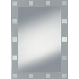 Ogledalo s sitotiskom Domino srebrna 50 cm x 70 cm