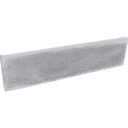 Oblak Vrtni robnik 100 cm x 20 cm x 5 cm polkrožen cementno siva