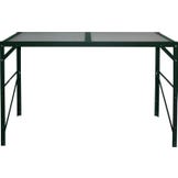 Vitavia aluminijasta miza z 1 odlagalno povrišino HKP 121 cm x 54 cm Smaragdna