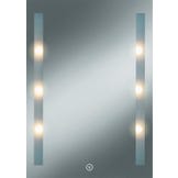 Kristall-Form Ogledalo z LED osvetlitvijo Moonlight 70 cm x 50 cm