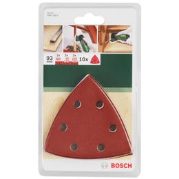 Bosch Komplet brusnih listov za brusno ploščo AVI 93 G rdeči 93 mm zrnatost 60 – 240