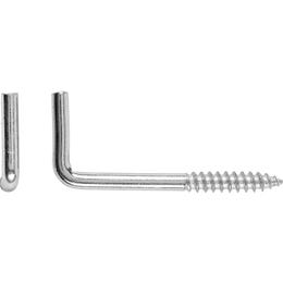 LUX Kljuka z navojem pocinkana ravna Ø 2,8 mm x 30 mm 40 kosov