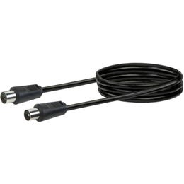 Schwaiger Antenski priključni kabel 1,5 m Črne barve