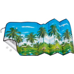 Senčnik z motivom plaže 130 cm x 60 cm