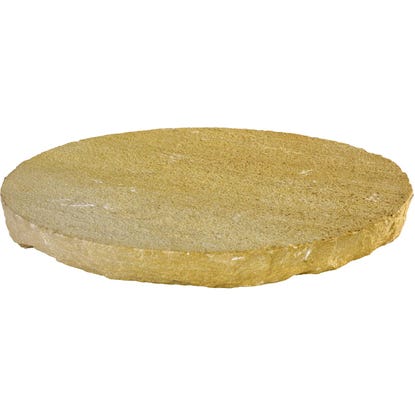 Pohodna plošča iz naravnega kamna, zlatorjava, Ø 30 cm