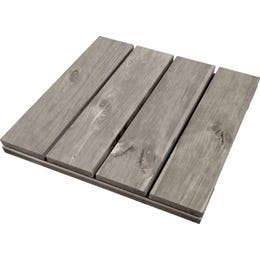 Lesena ploščica Siva gladka potopno impregnirana 50 cm x 50 cm x 4 cm Lesena ploščica Siva gladka potopno impregnirana 50 cm x 50 cm x 4 cm