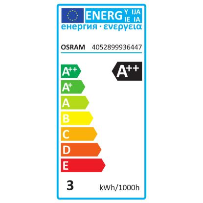 Osram LED žarnica prosojna oblika kaplje E14/2,5 W (230 lm) topla bela ER: A++
