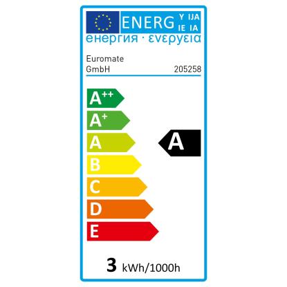 LED dekorativna žarnica v obliki globusa/3 W 2700 K dnevna bela svetloba