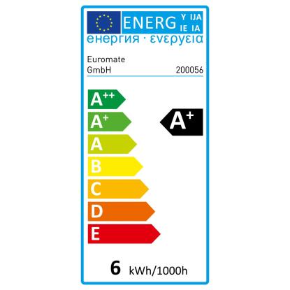 LED žarnica v obliki kaplje E14/6 W (470 lm) topla bela svetloba