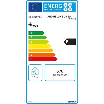 Ariston Električni grelnik vode Andris LUX 6 UR EU podpultni 6 l