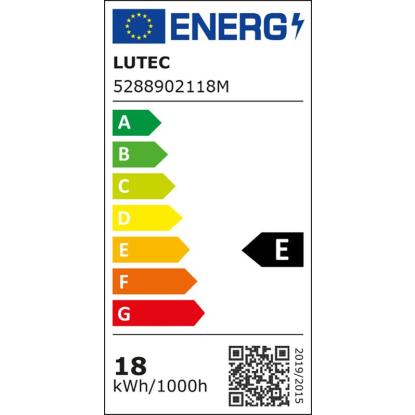 Lutec Zunanja stenska LED-svetilka Kira 17,3 W 31,1 x 8,3 x 11 cm antracitna