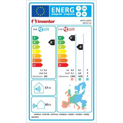 Inventor Klimatska Naprava Aria 18 bela 15 kW