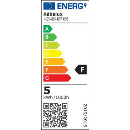 Rabalux LED Namizna svetilka s sponko Jeff črna 4,5 W/ 330 lm/230 V/3000 K