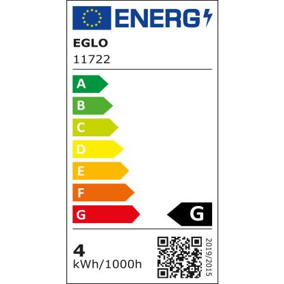 Eglo LED-sijalka Okrogla E27/ 4 W 260 lm Topla bela svetloba (2.200 K)