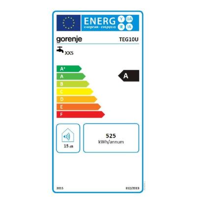 Gorenje Električni grelnik vode TEG10U podmontažni bela 9,9 l