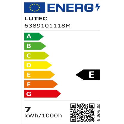 Lutec Zunanja stropna LED-svetilka Gemini 1-plam. antracit 8,5 x 8,5 x 8,5 cm