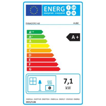 Panadero Kaminska peč Aube Ecodesign 7,1 kW črna EEK: A+