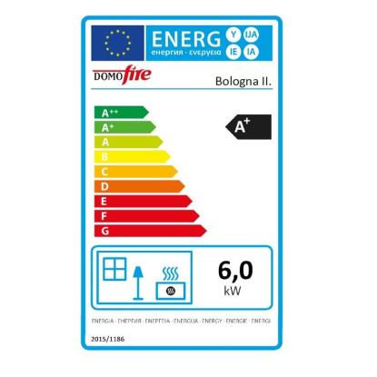 Domofire Kamin Bologna II 6 kW barva kosti