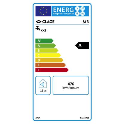 Clage Pretočni električni grelnik vode M3 ER: A hidravlični 3,5 kW