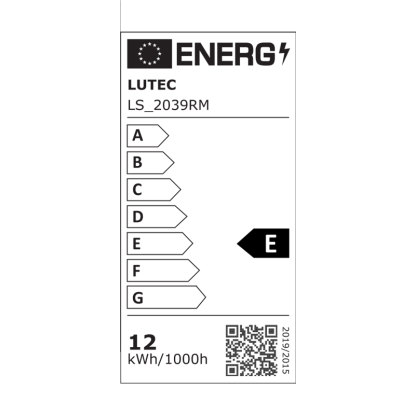 Lutec LED zunanja stenska svetilka Kilo siva 11 W s senzorjem