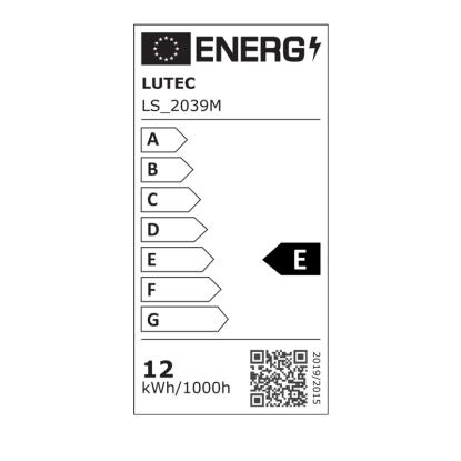Lutec LED zunanja stenska svetilka Kilo siva 11 W
