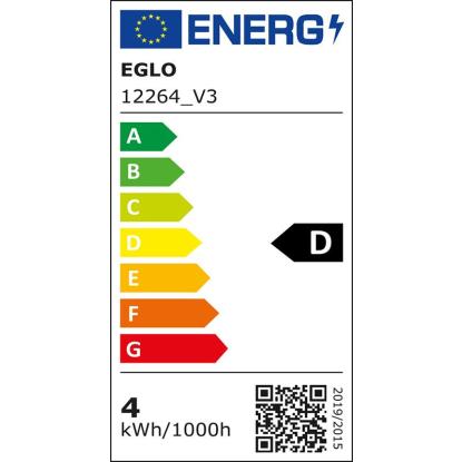 Eglo LED-sijalka E14-C37 v obliki sveče 3,4 W 470 lm 10 cm x Ø 3,7 cm bela