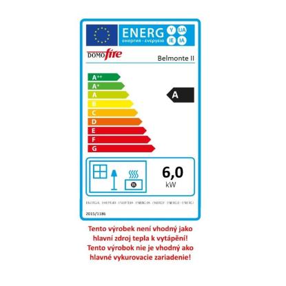 Domofire Kaminska peč Belmonte II 6 kW zelena