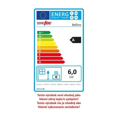 Domofire Kaminska peč Bellino 6 kW zelena