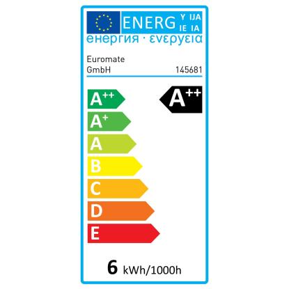 LED-žarnica z nitko zlata ST64 E27/6 W (750 lm) Topla bela svetloba ER: A++