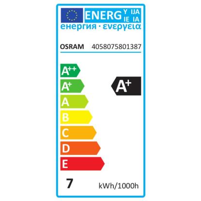 Osram LED-sijalka z nitko Klasična oblika E27/7 W (750 lm) topla bela ER: A+