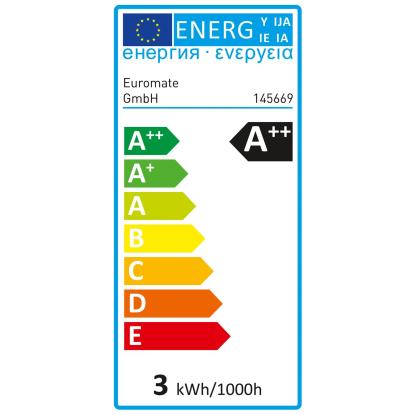 LED-žarnica z nitko v obliki kaplje E14/2,3 W (250 lm) Topla bela svetloba